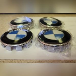 Set Of 4 2.68" *OR* 2.2" BMW hubcap Center Caps